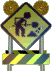 Panneau travaux !